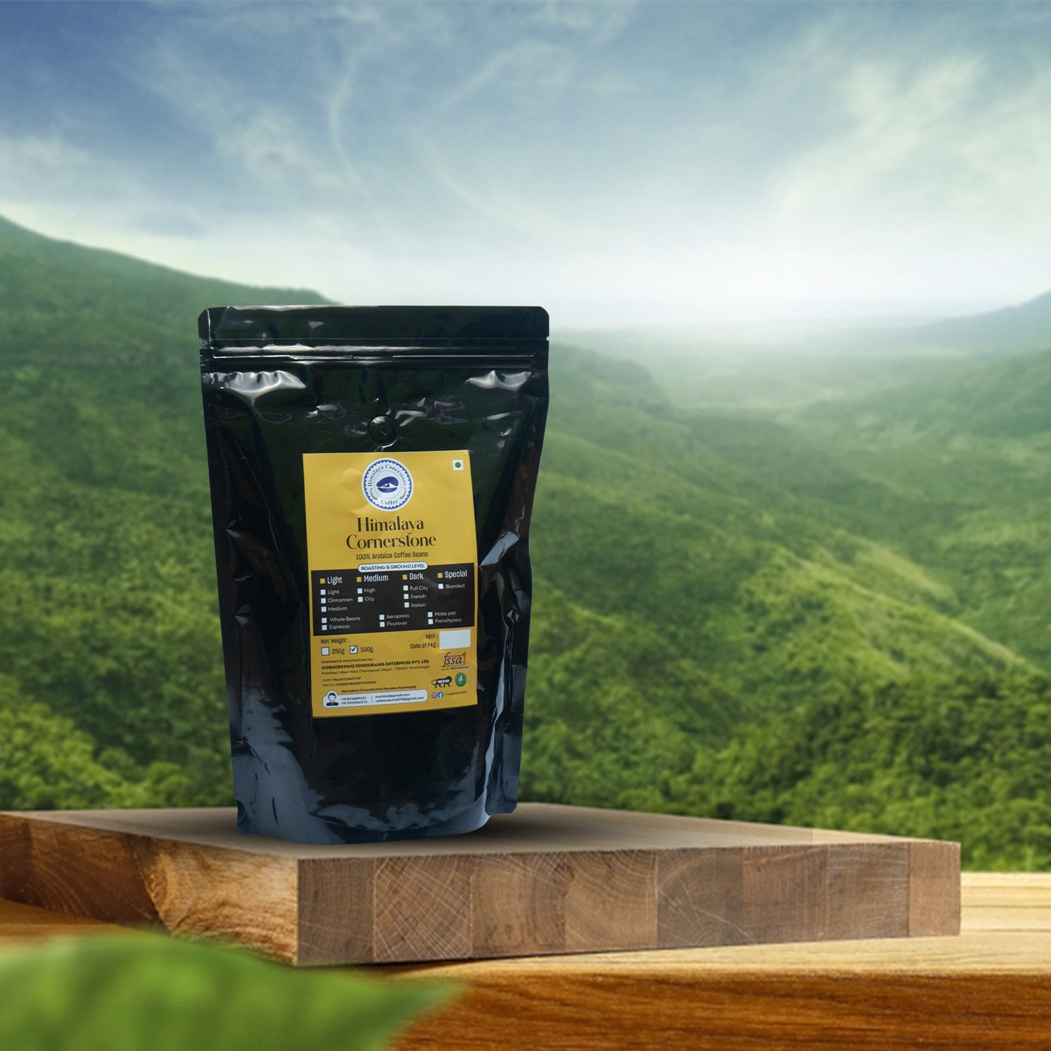 Light Medium Roast Himalaya Cornerstone Coffee